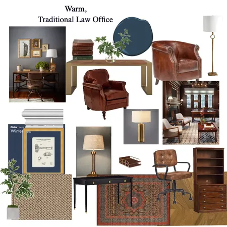 Traditional Law Office Interior Design Mood Board by DanielleHilgeman on Style Sourcebook