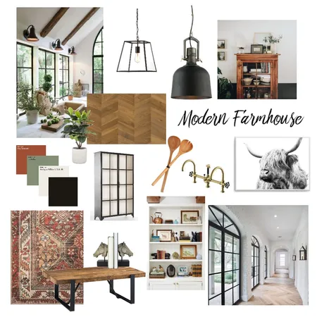 Module 3: Modern Farmhouse Interior Design Mood Board by Beth Sanders on Style Sourcebook