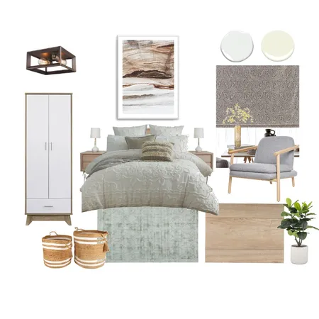 SampleBoard_GuestBedroom Interior Design Mood Board by Asha_Designs on Style Sourcebook