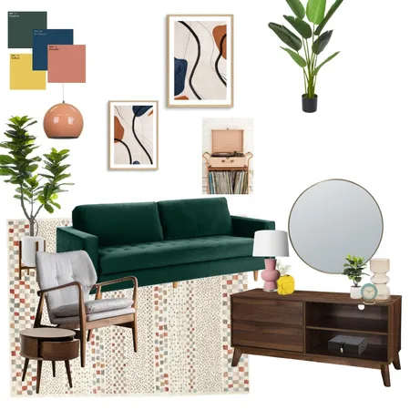 Mid Century Retro Interior Design Mood Board by rachel.digirolamo on Style Sourcebook