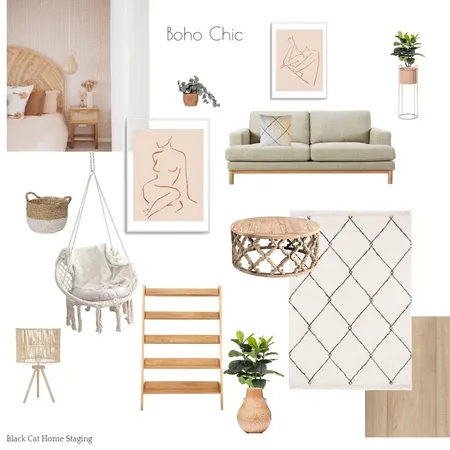 Boho Chic Mood Board Interior Design Mood Board by Amanda Erin Designs on Style Sourcebook