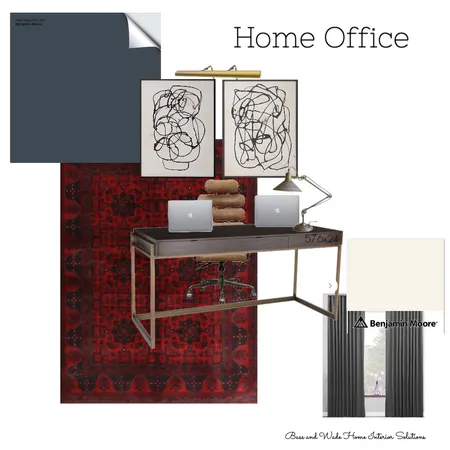 Home Office Interior Design Mood Board by Bass and Wade Home Interior Solutions on Style Sourcebook