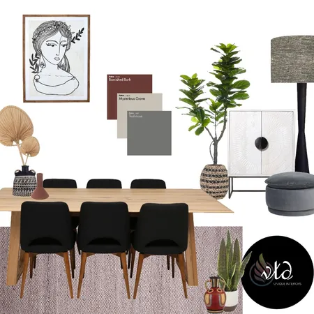 Earthy Dining Room - Oz Design Interior Design Mood Board by Velvet Tree Design on Style Sourcebook