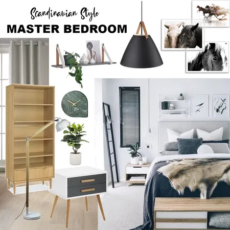 Scandinavian Style Master Bedroom Interior Design Mood Board by Alvin Biene on Style Sourcebook