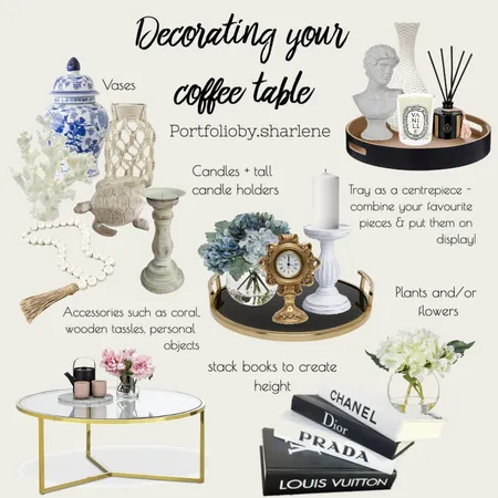 Decorating your coffee table Interior Design Mood Board by portfolioby.sharlene on Style Sourcebook
