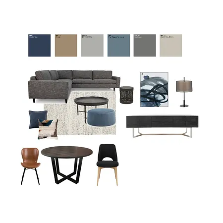 Saunders - dark modern Interior Design Mood Board by Home By Jacinta on Style Sourcebook