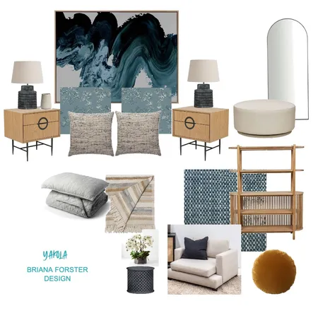 YAKOLA MASTER BEDROOM Interior Design Mood Board by Briana Forster Design on Style Sourcebook