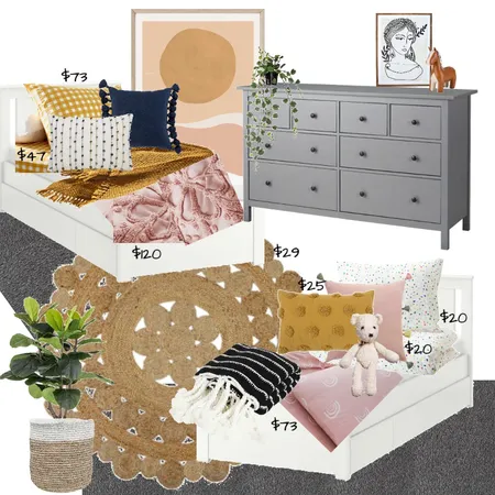 Girls room 3 Interior Design Mood Board by mmx68 on Style Sourcebook