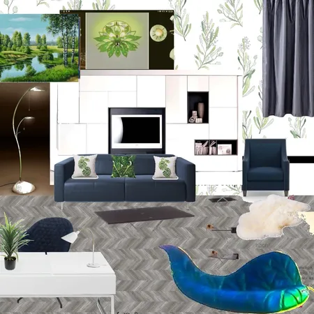 гостиная Interior Design Mood Board by Kotofey on Style Sourcebook
