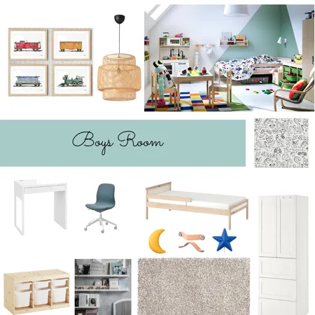 Cristina Kids room v2 Interior Design Mood Board by Designful.ro on Style Sourcebook