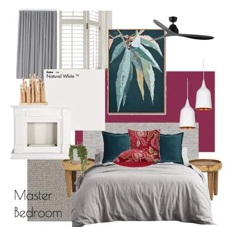Master Bedroom Interior Design Mood Board by Bay House Projects on Style Sourcebook