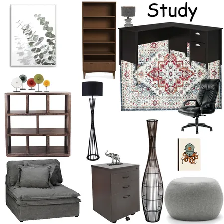 Study Interior Design Mood Board by ShonaH on Style Sourcebook