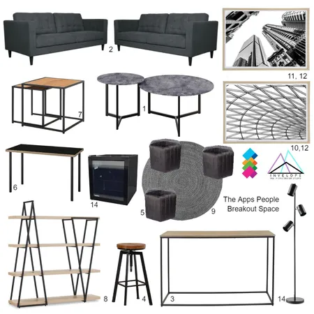 apps people breakout space Interior Design Mood Board by Invelope on Style Sourcebook