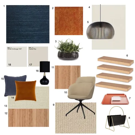 Study Sample Board Interior Design Mood Board by Lisa Fleming on Style Sourcebook