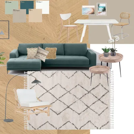 עמיתי והולגר סלון - דוגמה להצעת מחיר Interior Design Mood Board by NOYA on Style Sourcebook