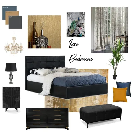 Luxe Bedroom Interior Design Mood Board by Kat Lewis on Style Sourcebook