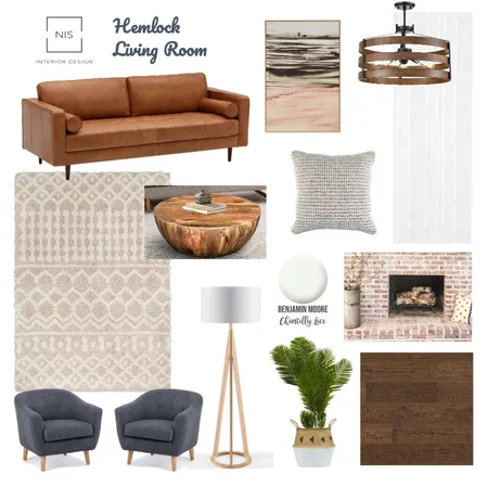 Hemlock Living Room Interior Design Mood Board by Nis Interiors on Style Sourcebook