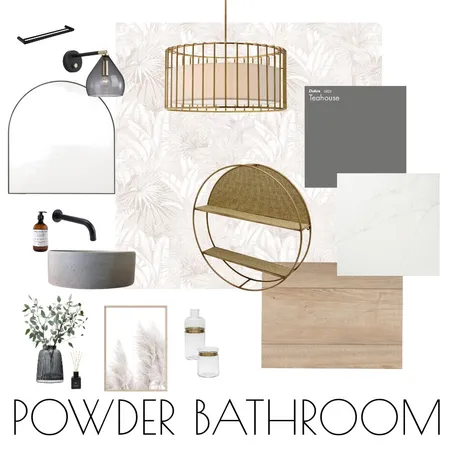 powder bathroom Interior Design Mood Board by clairedana17 on Style Sourcebook