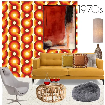 1970s Interior Design Mood Board by interiorology on Style Sourcebook