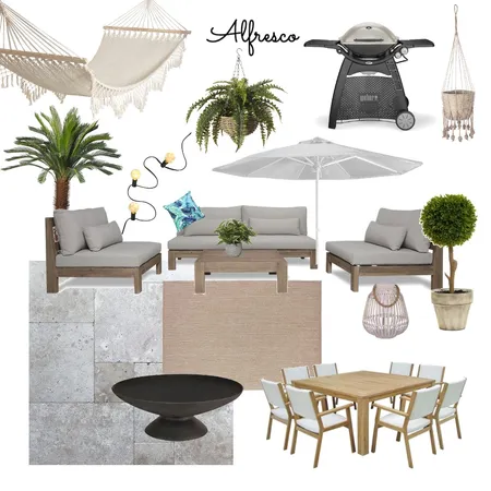 Hamptons Alfresco Interior Design Mood Board by Brookejthompson on Style Sourcebook