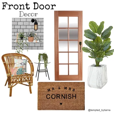 Tempted Front Door (Mr & Mrs) Interior Design Mood Board by Tempted By Tiarna on Style Sourcebook