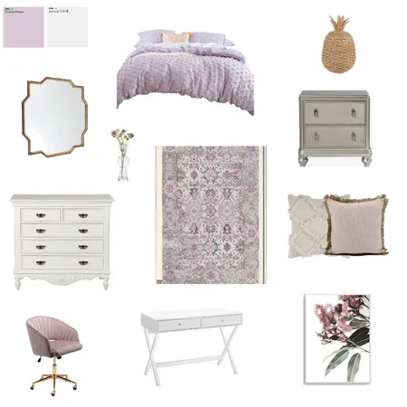 Julia's Purple Haven Interior Design Mood Board by Maegan Perl Designs on Style Sourcebook