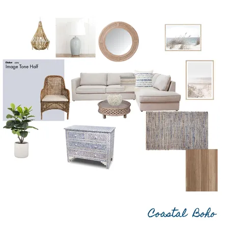 Coastal Boho 1 Interior Design Mood Board by dsiena on Style Sourcebook