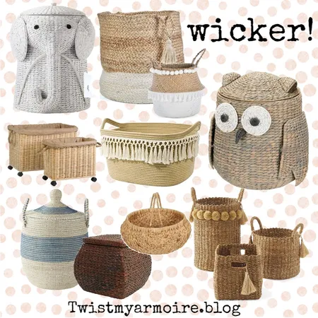 wicker! Interior Design Mood Board by Twist My Armoire on Style Sourcebook