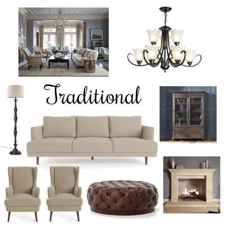 Traditional Interior Design Mood Board by Gia123 on Style Sourcebook