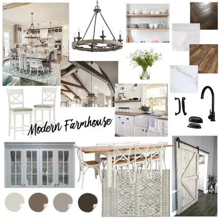 Modern Farmhouse Interior Design Mood Board by Kirsten1999 on Style Sourcebook