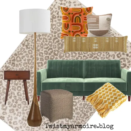 Animal Print Interior Design Mood Board by Twist My Armoire on Style Sourcebook