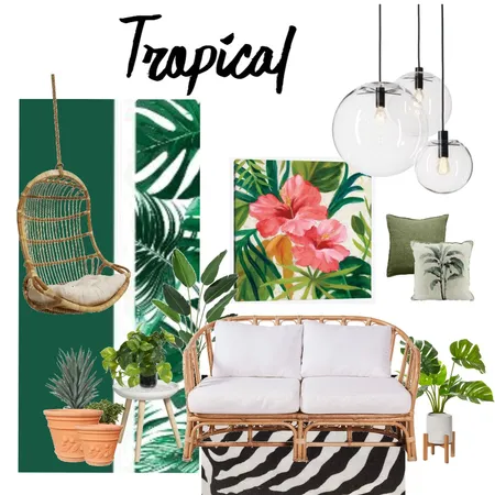 Tropical Interior Design Mood Board by Gia123 on Style Sourcebook