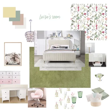 Luisa's room Interior Design Mood Board by Lucie on Style Sourcebook