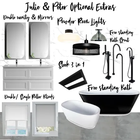 Julie & Peter Optional Extras Interior Design Mood Board by Copper & Tea Design by Lynda Bayada on Style Sourcebook