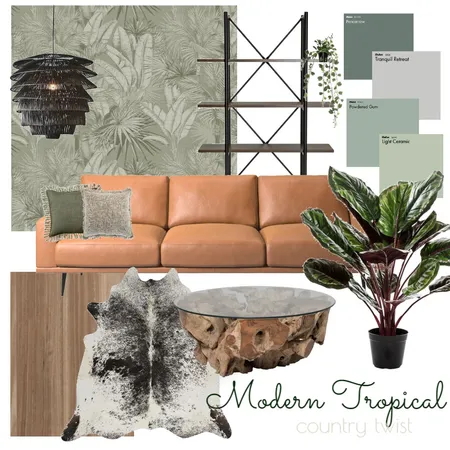 Modern Tropical Living with a country twist Interior Design Mood Board by Our Home in the Trees on Style Sourcebook