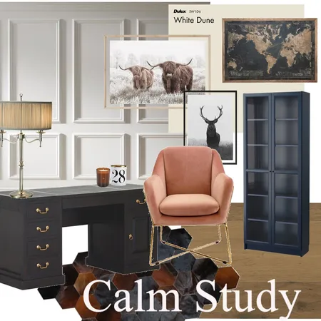 Calm Study Interior Design Mood Board by Pcjinteriors on Style Sourcebook