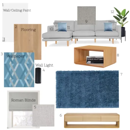 Living Room Interior Design Mood Board by MattStyles on Style Sourcebook