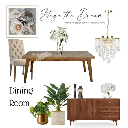 Cream Dining Room Interior Design Mood Board by Stage The Dream on Style Sourcebook
