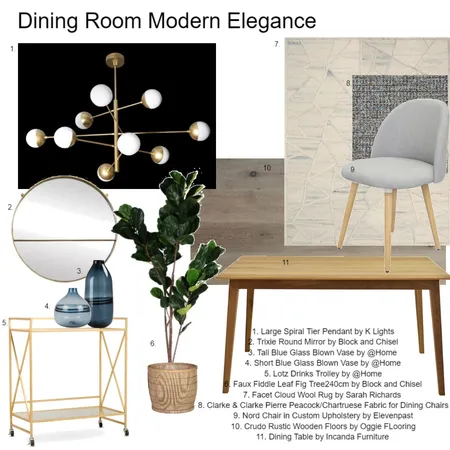 Dining Room Interior Design Mood Board by NadiaHodgins on Style Sourcebook