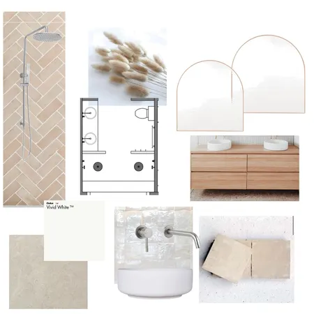 Ensuite Interior Design Mood Board by LUCYSTEELE on Style Sourcebook