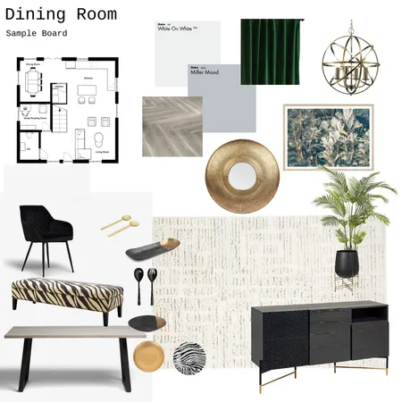 Dining Room - Assignment 9 Interior Design Mood Board by CarlaKM on Style Sourcebook