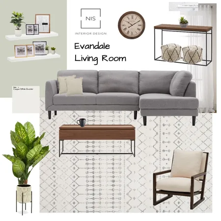 Evandale Living Room (final) Interior Design Mood Board by Nis Interiors on Style Sourcebook