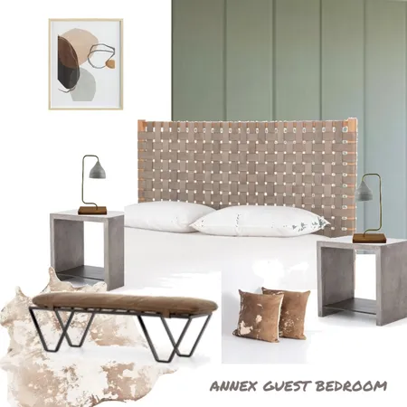 Annex Guest Bedroom Interior Design Mood Board by alialthoff on Style Sourcebook