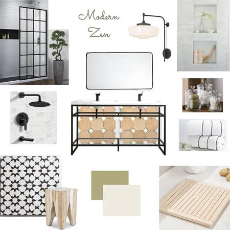 Modern Zen Interior Design Mood Board by teanes on Style Sourcebook