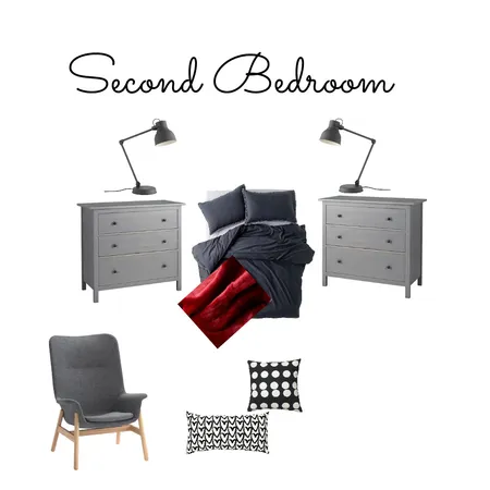 Second Bedroom Interior Design Mood Board by gruner on Style Sourcebook