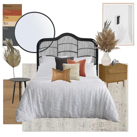 rustuc bedroom Interior Design Mood Board by interiorsbya on Style Sourcebook