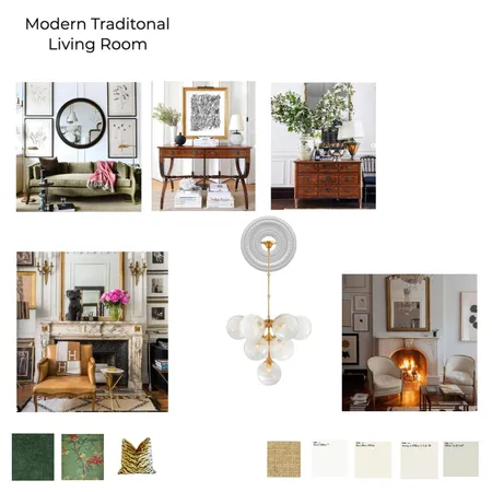 Traditional Mood Board Interior Design Mood Board by Alix with an Eye on Style Sourcebook