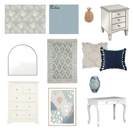 Blue Coastal Interior Design Mood Board by Maegan Perl Designs on Style Sourcebook