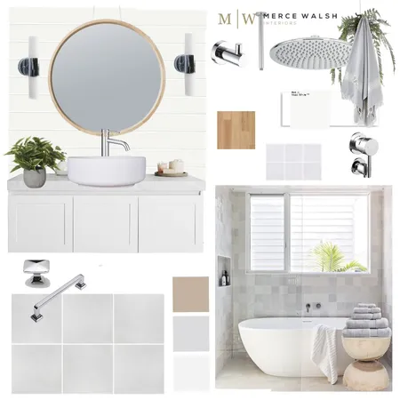 Coastal Bathroom Interior Design Mood Board by Merce Walsh Interiors on Style Sourcebook