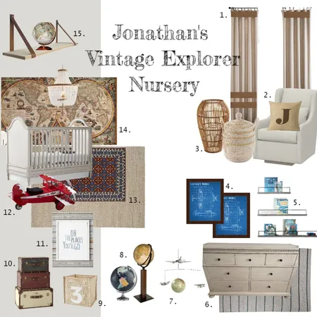 Nursery Interior Design Mood Board by NDrakoDesigns on Style Sourcebook